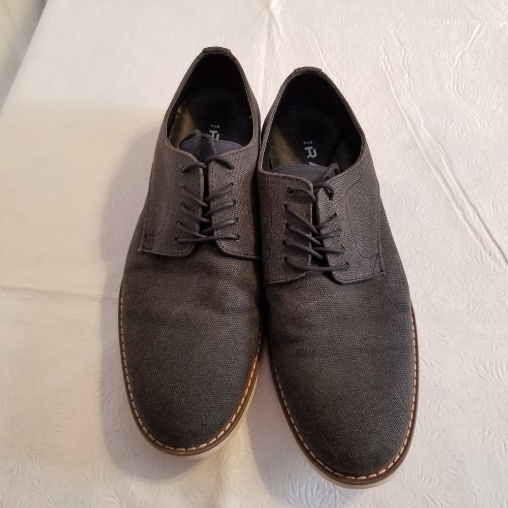 The Rail Gray Lace Up Oxford Loafers